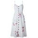 thumbnail image 1 of Vestido casual de verano para mujer Vestido largo de playa Vestido de verano floral bohemio Adepaton CJWUS-5385, 1 of 2