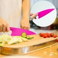 thumbnail image 6 of Nogis 3Pcs Kids Plastic Knife Set,BPA-Free Children's Safe Cooking Knife Set (Ages 4-12)&Cutting Board for Fruit,Salad, 6 of 9
