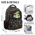 thumbnail image 5 of Kuiaobaty Dinosaur Print Backpack for Boys Basketball Print School Bag with Padded Straps Large Capacity Backpack Laptop Bag for School, 5 of 7
