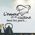 thumbnail image 2 of Miyuadkai Stickers Clearance Vinyl Wall Decor Lamour Stickers Art Kitchen Removable Room Mural French Home Home Decor on Sale Home Decor, 2 of 3