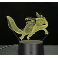 thumbnail image 3 of YSTIAN Axolotl Night Light for Kids Room, 3D Illusion Lamp Axolotl Lights, 16 Colors Crack Base Desk Lamps with Remote Control, Perfect as Birthday Christmas Gifts, Home Decoration, 3 of 6