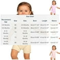 thumbnail image 4 of Busydd Girls Romper Casual Short Sleeve Round Neck Baby Rompers Comfortable Cotton Solid Color Button Boy Clothes 9-12 Months, 4 of 6