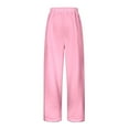 thumbnail image 5 of CHENge Boys Pants Comfortable Elastic Waistband Drawstring Loose Fit Jogger Casual Trousers For Kids Teens Active Wear Pink,11-12 Years, 5 of 7