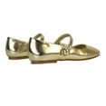thumbnail image 2 of XY London Womens Joanna Metallic Closed Toe Flat Mary Janes, 2 of 5