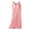 Pink, variant on Womens Summer Nightgowns Sleeveless Casual Loose Pad Mid Length Suspender Sleepwear