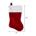 thumbnail image 2 of Plush Stocking with PDQ,17inch,red colour, 2 of 4