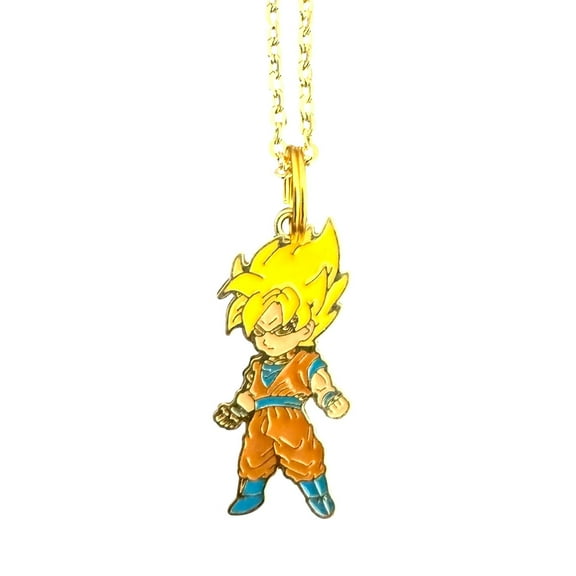 Anime Necklace - Dragonball Z Goku Super Sayun Pendant