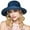 Navy Blue, variant on Coofit Women Straw Hat Wide Brim Bowknot Beach Hat Sun Protection Hat for Summer