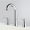 Black, variant on Bathroom Sink Taps 3 Hole Brass Rotatable Bathroom Cabinet Faucet Split Type Hot and Cold Taps for Bathroom Basin-Black