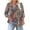 Brown-1, variant on ShiShine Plus Size 3/4 Sleeves Tops for Women Shirts for Curvy Women 2025 Fall Fasion Casual T-Shirts