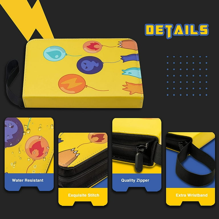 Clovercat Waterproof Card Binder for Trading Cards Up to 400 with 50  Double-Sided Sheets - Walmart.com