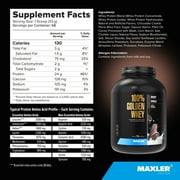 Maxler 100% Golden Whey Protein Powder - Cookies & Cream 5 lb