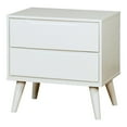 thumbnail image 5 of FOA Belkor 2-Piece White Solid Wood Bedroom Set- Cal King + Nightstand, 5 of 9