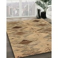 thumbnail image 3 of Ahgly Company Machine Washable Indoor Rectangle Traditional Light Brown Area Rugs, 6' x 9', 3 of 7