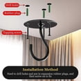 thumbnail image 3 of Iron Hook Ceiling Hanging Hook Potted Plant Balcony Flower Basket Hanging Hook Hooks Clothes Hook With Screws Metal Ceiling Hooks To Hang P, 3 of 4