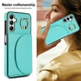 thumbnail image 6 of for Samsung Galaxy A14 5G Wallet Case with Card Holder Women Men, Flip PU Leather Kickstand Shockproof Protective Phone Cover Magnetic Clasp 360 Rotation Ring Stand for Samsung A14 5G, Green, 6 of 7