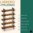 thumbnail image 2 of Mubson Librero con 5 Repisas Palermo. Estante Organizador, 2 of 5