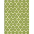 thumbnail image 1 of Unique Loom 3121673 Moroccan Lattice Area Rug, 8' x 11', Green/Beige, 1 of 2