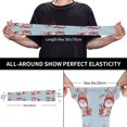 thumbnail image 4 of Balery merry Christmas rabbit Cooling Arm Sleeves for Men & Women – Breathable, Moisture-Wicking Arm Sleeves for Women, Men & Kids, 4 of 8