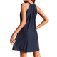 thumbnail image 2 of Vestidos de Verano de Crochet Calados para Mujer, Azul Marino, Talla XL, 2 of 6