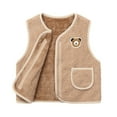thumbnail image 4 of Huowey Baby Vests For Fall Wear Children Clothing Fashion Plus Thick Vest For Coat For Baby Birthday Dailywear, 2-3 Years, 4 of 7