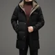 thumbnail image 3 of Chaqueta larga de plumón Dooded para hombre 2024, ropa de diseñador de lujo, ropa gruesa a prueba de frío, relleno avanzado, plumón de ganso informal, 3 of 5