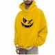 thumbnail image 2 of Sudadera con capucha para mujer, estampada, cuello redondo, manga larga, sudadera con capucha, camiseta, blusa, blusa de poliéster para hombre, 2 of 5