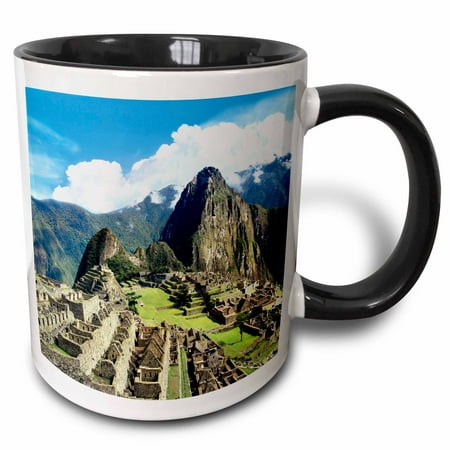 

3dRose Peru Machu Picchu Lost city of the Inca - SA17 MGL0056 - Miva Stock - Two Tone Black Mug 11-ounce