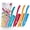 Dark Multicolor, variant on Hecef 6-Piece Kitchen Knife Set, Colorful Coated Stainless Steel Sharp Cooking Knives, Dishwasher Safe