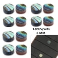 thumbnail image 1 of 12 Pcs Marqueur Latéral de Guitare Ormeau Vert avec Incrustation de Points Luthiers 6MM, 1 of 6