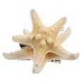 thumbnail image 4 of BEADCEST 2Pcs Handmade Five-Pointed Sea Star Hair Clip 4.50X4.20X1.50Cm Beach Seashell Hair Clips, 4 of 8