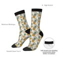 thumbnail image 4 of Bingfone Compression Socks for Women and Men Long Socks for Running Athletic Cycling Nurse- Fruit Pineapples, 4 of 6