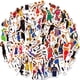 thumbnail image 2 of Calcomanías de vinilo impermeables para baloncesto, 50 unidades, 2 of 2