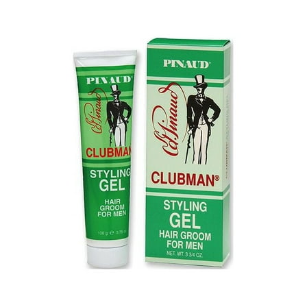 Clubman Styling Gel Tube 3.75 Ounce For Men, 2-Pack