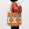 thumbnail image 6 of XMXT Canvas Tote Bag, Aztec Native Style Prints Large Handbag for Women, Shopping Working Travel, 6 of 7