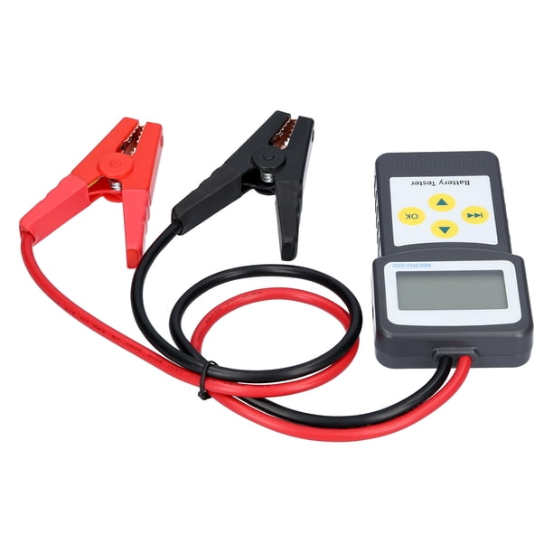 Probador de batería de carga automotriz de 100 a 2000 CCA y 200 AH Analizador digital de conductancia de batería Herramienta de escaneo de prueba del sistema de carga y arranque automático