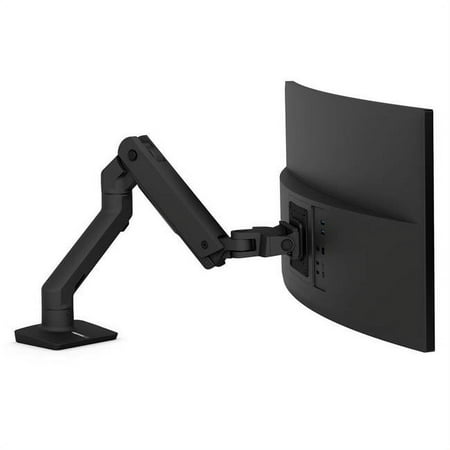 UPC: 0698833084474 | Ergotron HX – Mounting kit (articulating arm  desk clamp mount  extender arm  grommet mount  pivot) – Patented Constant Force Technology – for LCD display/ curved LCD display – matte black – screen size: up to 49