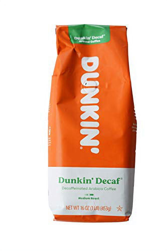 Dunkin Donuts Ground Coffee (1lb Bag, Dunkin Decaf)