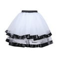 thumbnail image 4 of Skirts for Women Carnival Dance Party Holiday Party Tutu Ballet Casual Comfortable Womens Skirt White, 4 of 4