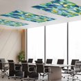 thumbnail image 5 of Fluorescent Light Covers 2 Pack 4x2 ft Abstract Leaves Ceiling Light Covers Watercolor Light Filters for Classroom, Office & Home, Drop Ceiling Light Covers, 5 of 8