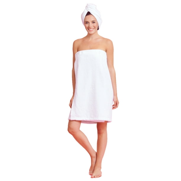 Towel Wrap for Women Women’s Shower & Bath Wrap Premium Cotton
