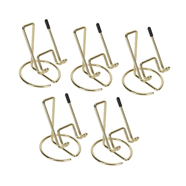 Soporte Para Teléfono Celular De Escritorio De Metal, Soporte Para Teléfono Celular Moldeado De Una Pieza, Lindo, Simple, Dorado, 5 Piezas Para Viajes