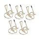 thumbnail image 1 of Soporte Para Teléfono Celular De Escritorio De Metal, Soporte Para Teléfono Celular Moldeado De Una Pieza, Lindo, Simple, Dorado, 5 Piezas Para Viajes, 1 of 7
