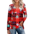 thumbnail image 1 of Camiseta Aceshion Kiss Lips de manga larga para mujer, casual, fiesta, 1 of 7