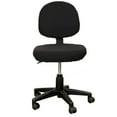 thumbnail image 1 of DEBGFS Office Swivel Chair Computer Chair Split Back Cover Black (Chair not included), 1 of 7
