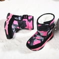 thumbnail image 5 of eczipvz Kids Boots Boys Outdoor Waterproof Winter Kids Shoes Winter Shoes Girls Boots (Hot Pink,1 Big Kid), 5 of 7