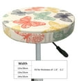 thumbnail image 4 of Honeii Butterfly Bar Stool Covers – Perfect Fit for 12" to 14" Round Stools, Crease-Resistant, Stretchy, Washable & Dustproof Seat Slipcovers-13 inch, 4 of 7