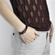 thumbnail image 5 of Pulsera de cuero unisex de cadena larga multicapa trenzada a mano informal, 5 of 5