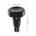 thumbnail image 3 of Shisuyan 5Pcs Billiard Cue Tail Plug Billiard Cue Bottom Cover Plastic Tail Protective Plug for Billiard Cue, 3 of 8