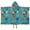 Dogs With Pioneer, variant on Dachshund Footprint Bone Hooded Bath Towel,60"x35" for Ages 3 To 12 Kids, Quick Dry Lightweight Soft Microfiber Hood Beach Towel Cover Up for Kids